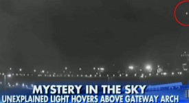 VIDEO: Mysterieus licht boven Gateway Arch in St. Louis doet iedereen versteld staan