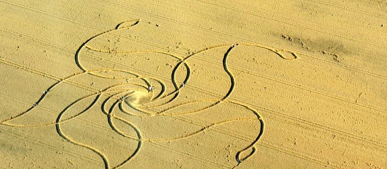 Vreemde 'graancirkels' ontdekt. Zijn de aliens geland in Italië?