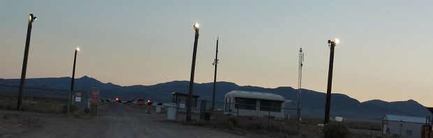 UFO-jager spot nieuwe ondergrondse basis bij Area 51. Bekijk de beelden