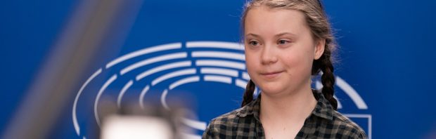 Gênante vertoning: Kijk hoe deze tv-presentator de vloer aanveegt met de hysterische klimaattiener Greta Thunberg
