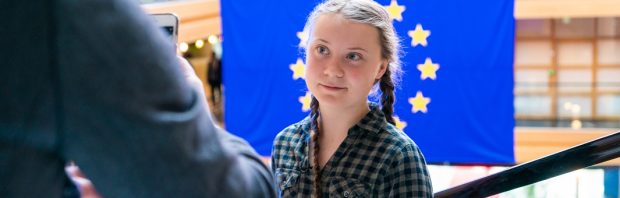 Thunberg vindt klimaatwet van Timmermans lang niet ver genoeg gaan. ‘We leven echt in krankzinnige tijden’