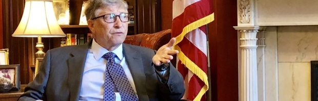 Bill Gates: Iedereen moet een mondkapje op, behalve ikzelf