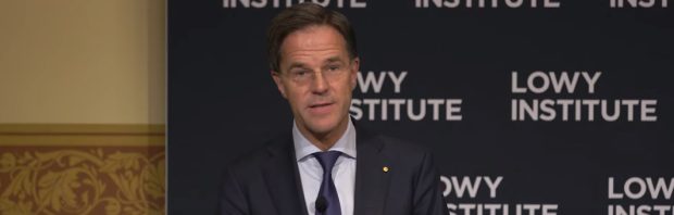 ‘Pas op voor desinformatie verspreid door wappies als Mark Rutte’