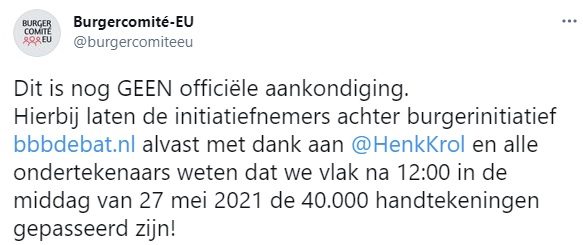 Komt er toch een Build Back Better-debat? Meer dan 40.000 handtekeningen voor burgerinitiatief 2 build back better
