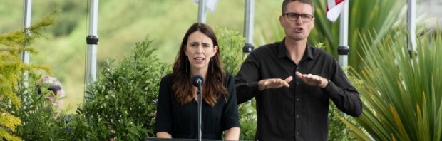 Luister even naar de Nieuw-Zeelandse premier Ardern: ‘George Orwell had dit niet durven dromen’