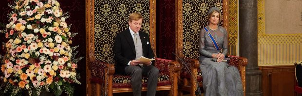 Koning oogst fikse kritiek: ‘Globalistische Build Back Better-troonrede’