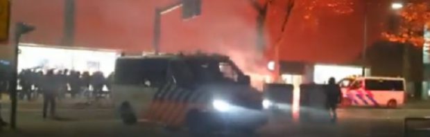 Coronademonstrant Marco van Onrecht TV ‘in buik geschoten’ bij rellen Rotterdam