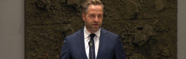 De Jonge legt schuld van fakkel-incident voor huis Kaag bij FVD: ‘De hetze is begonnen’