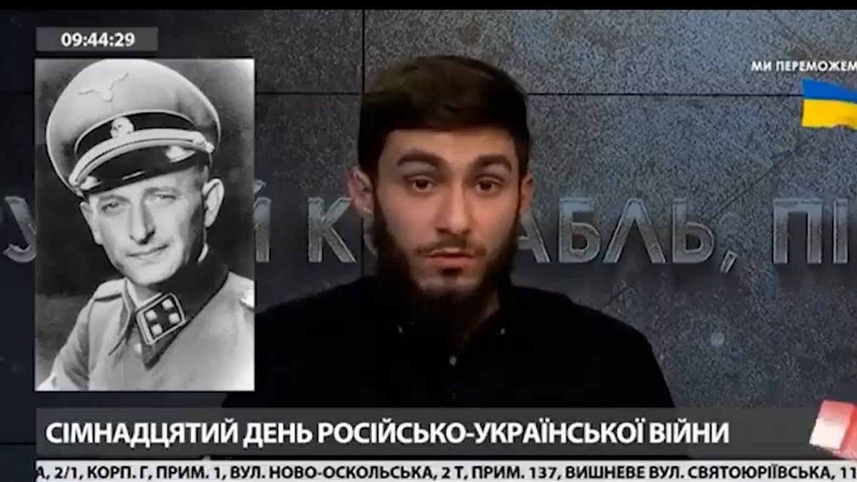 Oekraïense tv-presentator roept op tot genocide op Russische kinderen, citeert topnazi Adolf Eichmann
