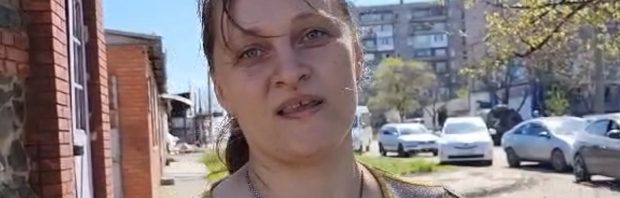 Filmpje: Vrouw uit Marioepol maakt in 3 minuten korte metten met alle westerse anti-Russische propaganda