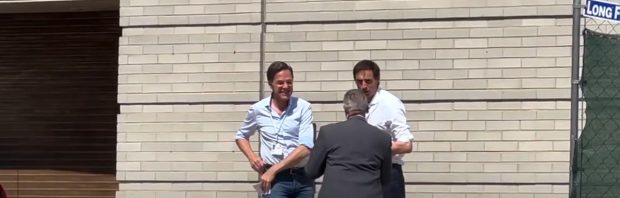 Journalist vraagt Rutte waarom hij bij de Bilderbergconferentie is, dit is zijn reactie