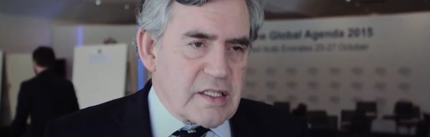 Het was allemaal gepland: dit zei oud-premier Gordon Brown in 2015 over de Great Reset