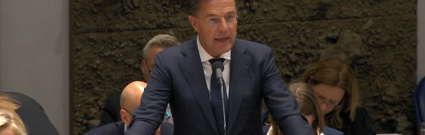 Rutte nadat collega Wybren van Haga uitmaakt voor extreemrechts en stinkend varkensvet: ‘Een beetje humor’