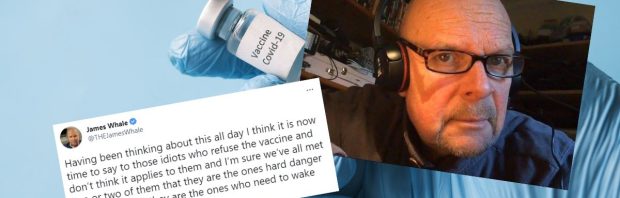 Bekende radiopresentator noemde vaccinweigeraars ‘idioten’ en zo zit hij er nu bij