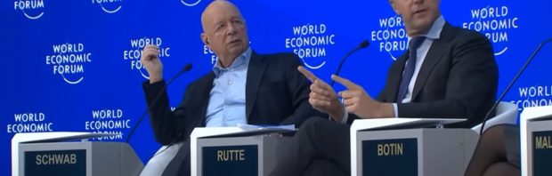 Klaus Schwab bedankt ‘WEF-lakei’ Rutte voor zijn bezoek aan Kiev en steun aan Oekraïne