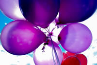 verjaardag, ballonnen