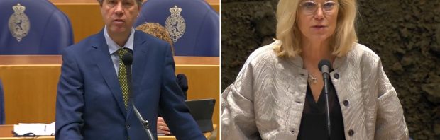 Kijk: Martin Bosma verwijt Kaag nazivergelijkingen te maken, voorzitter grijpt in