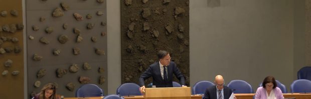 Rutte gebruikt ‘praatclubje in Davos’ om schimmige zaakjes te doen die niet in het Torentje kunnen