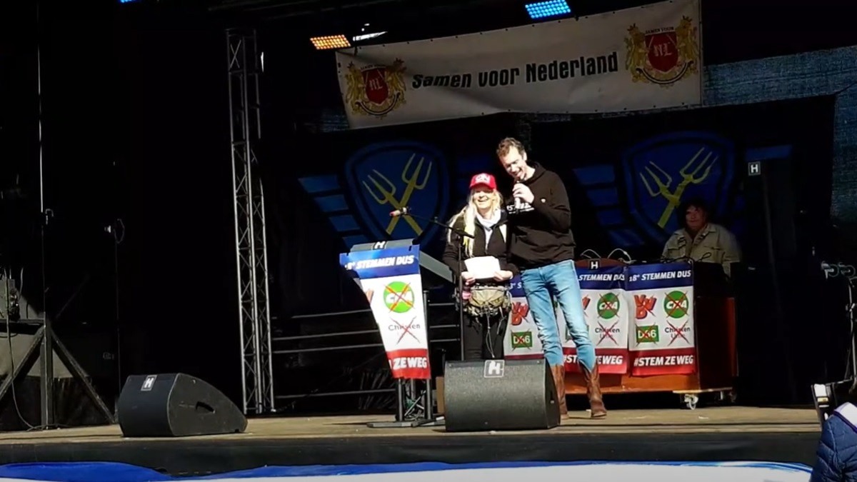 Verpletterende speech bij boerenprotest: ‘Het is klaar met deze WEF-keffers’