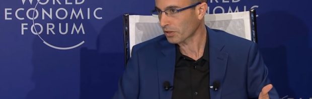 Great Reset-architect Yuval Harari glipt via achterdeur naar binnen bij Bilderberg