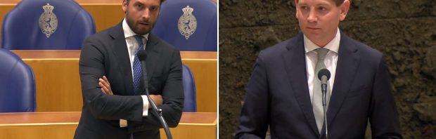 Thierry Baudet krijgt applaus na inbreng, voorzitter grijpt in (zie ook het smalende lachje van Paternotte)