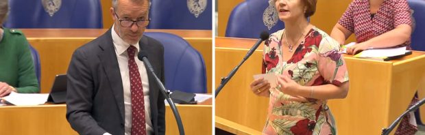 Video: VVD-Kamerlid loopt helemaal vast tijdens clash