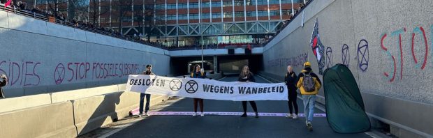 Deze activist van Extinction Rebellion beweert dat auto’s hier binnenkort door de straten spoelen