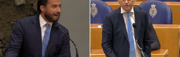 Vuurwerk: Baudet en Wilders kruisen degens tijdens complotdebat in de Tweede Kamer