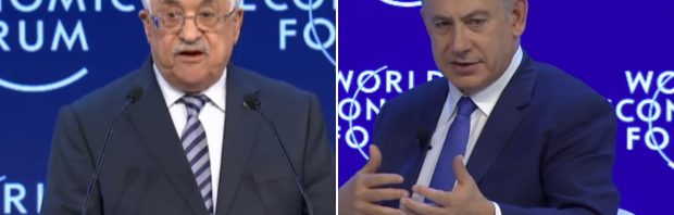 Rutte (WEF) gaat praten met Netanyahu (WEF) en Abbas (WEF)
