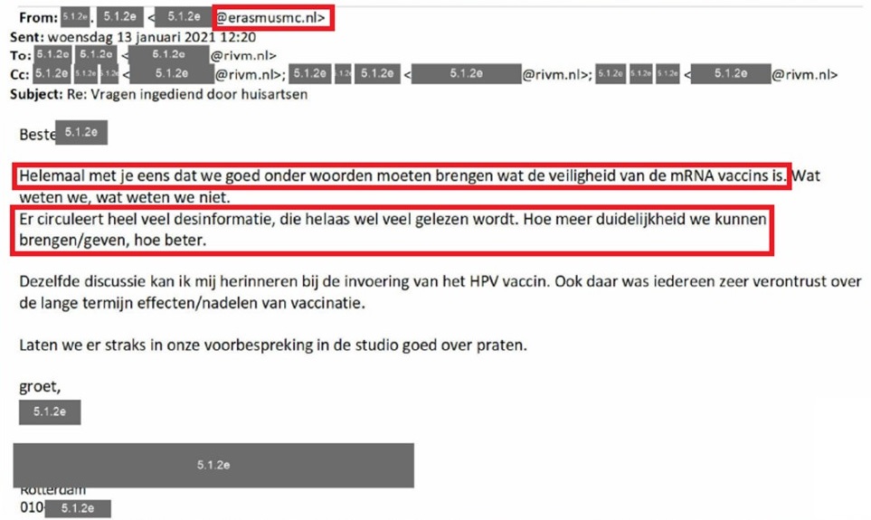 Meest prangende vraag artsen over covidprik niet behandeld tijdens webinar, want 'desinformatie' 4 vra