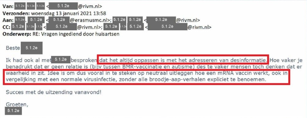 Meest prangende vraag artsen over covidprik niet behandeld tijdens webinar, want 'desinformatie' 5 vra