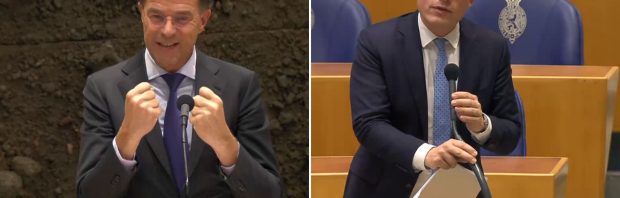 Rutte geeft Pepijn van Houwelingen op de valreep nog een lelijke trap na