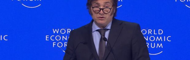 Argentijnse president Milei geeft globalisten optater in Davos