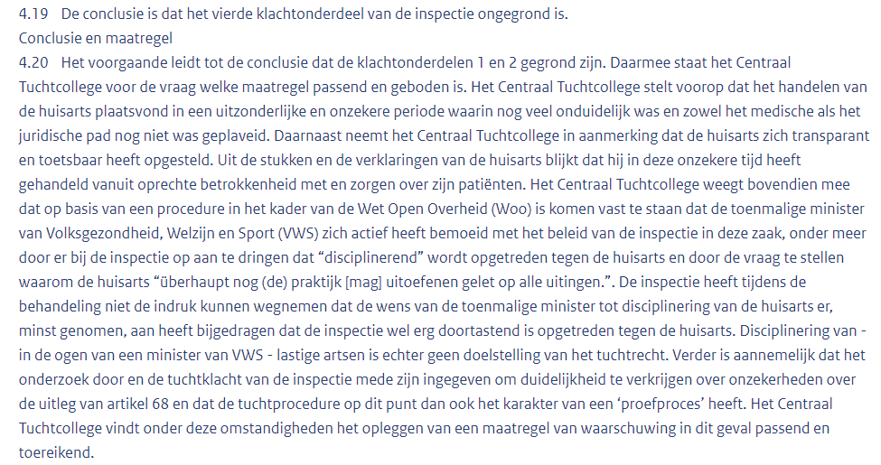 'Eerherstel voor Rob Elens': voorschrijven coronamedicatie was niet in strijd met professionele standaard 2 elens