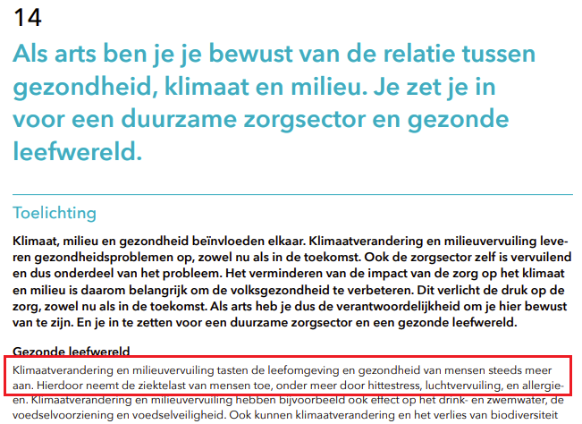 Artsen die zeggen dat klimaatverandering geen bedreiging vormt voor gezondheid mogelijk STRAFBAAR 2 arts