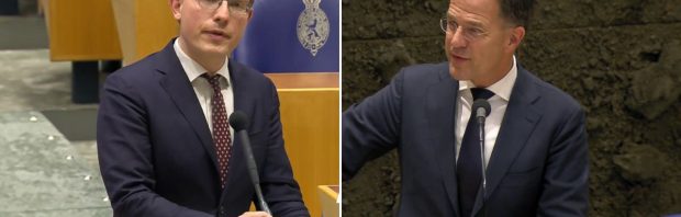 Kijk: Ongenaakbare Van Houwelingen zet Rutte volledig klem