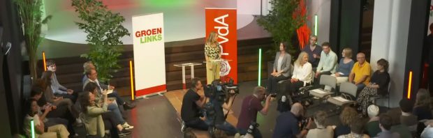 Woke jongeman met lila gelakte nagels zet GroenLinks-Congres op stelten: ‘Wat ongelofelijk gênant zeg’