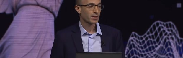 Er is een nieuw filmpje van Yuval Harari en dit keer maakt hij het wel heel bont