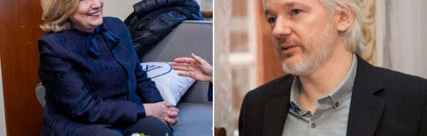 Dit wilde Hillary Clinton in 2010 met net vrijgelaten Julian Assange doen