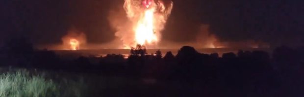 Droneaanval op arsenaal veroorzaakt grootste explosie van de oorlog op Russisch grondgebied