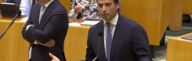Thierry Baudet rukt ‘kabinet-Rutte V’ aan flarden: ‘Geert, wat is er met je gebeurd, man?’