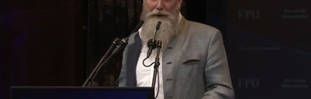 Politicus haalt in bulderspeech uit naar ‘oorlogszuchtige’ EU-‘stronthoop’ met ‘ongekozen demon aan het hoofd’