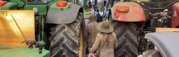Kijk: Boze boeren blokkeren drukste straten van Londen met trekkers