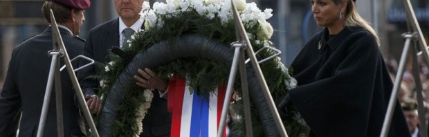‘Laat Dodenherdenking niet verworden tot een plechtig toneelstuk, terwijl in de coulissen het kwaad zijn nieuwe kostuum aantrekt’