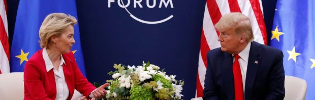 Kijk: Von der Leyen krijgt lesje van Trump inzake windmolens en hun gevolgen voor vogels, maar durft er niets over te zeggen