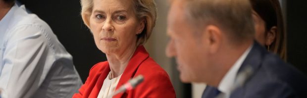 Ben je een extremist als je verwacht dat de overheid eerlijk en transparant is? Volgens EU-baas Von der Leyen wel