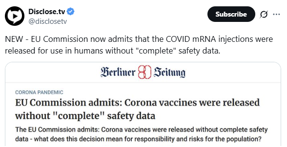 Europese Commissie geeft toe: coronavaccins zijn goedgekeurd zonder volledige veiligheidsgegevens 2 co