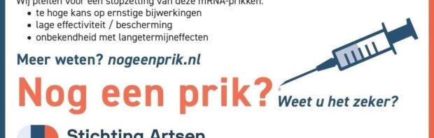 Flyers tegen covidprik brengen ouderen aan het twijfelen, huisartsenvereniging vindt het ‘gevaarlijk’ en ‘zorgwekkend’