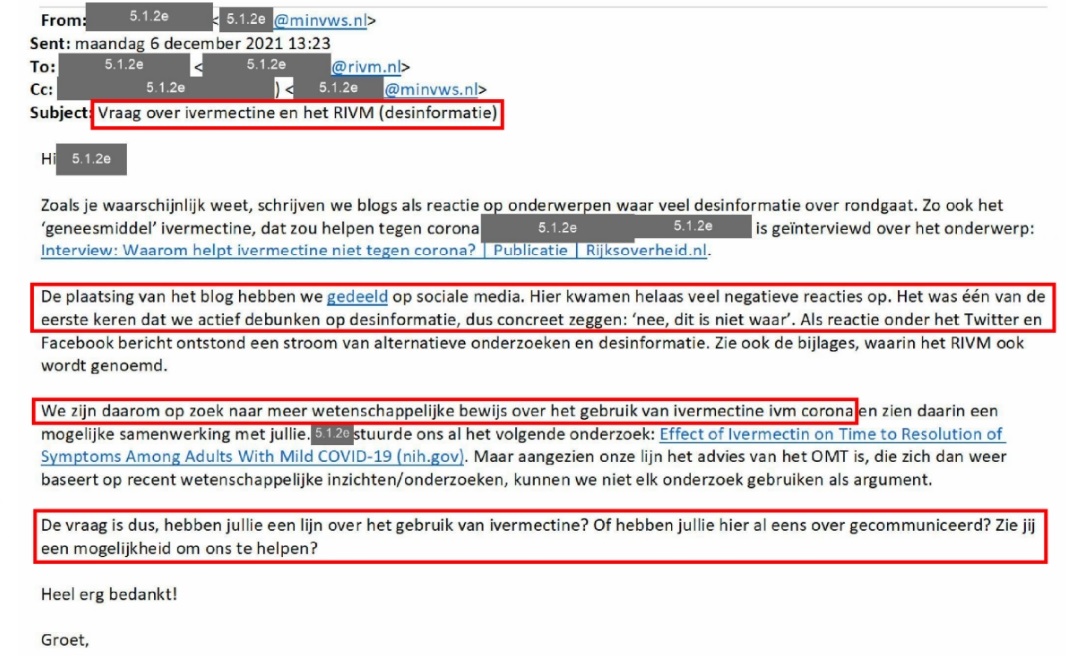 Een ontluisterend inkijkje bij de 'factcheckers' die 'desinformatie' over ivermectine bestreden 2 ter