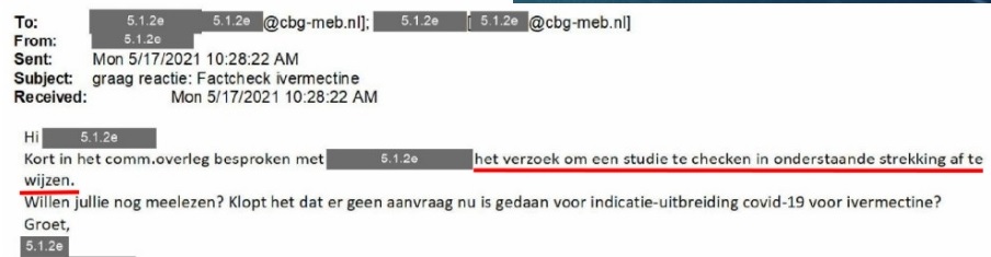 Een ontluisterend inkijkje bij de 'factcheckers' die 'desinformatie' over ivermectine bestreden 6 ter